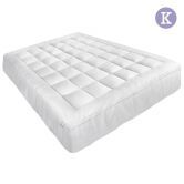 Giselle King Mattress Topper Pillowtop 1000GSM Microfibre Filling Protector