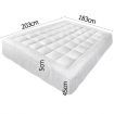 Giselle King Mattress Topper Pillowtop 1000GSM Microfibre Filling Protector