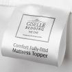 Giselle Single Mattress Topper Pillowtop 1000GSM Microfibre Filling Protector