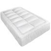 Giselle Single Mattress Topper Pillowtop 1000GSM Microfibre Filling Protector