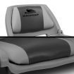 Set of 2 Swivel Folding Marine Boat Seats - Grey Charcoal