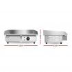 Devanti Commercial Electric Griddle BBQ Grill Pan Hot Plate Stainless Steel