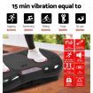 Everfit Vibration Machine Plate Platform Body Shaper Home Gym Fitness Black