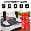 Everfit Vibration Machine Plate Platform Body Shaper Home Gym Fitness White