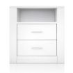 Artiss Bedside Tables Drawers Storage Cabinet Drawers Side Table White