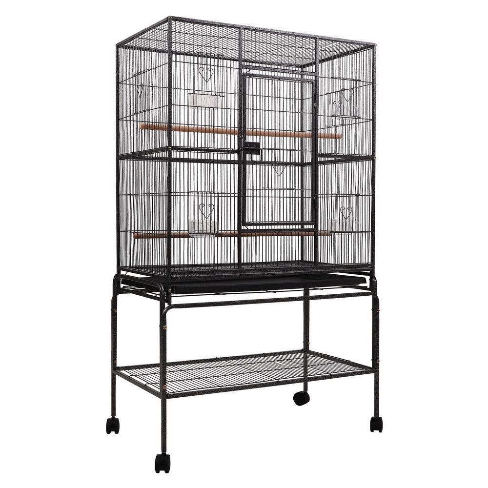 Pet Bird Cage Large 140cm - Black
