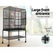 Pet Bird Cage Large 140cm - Black