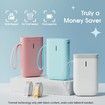 Label Maker Machine Tape Portable Wireless Label Printer Multiple Templates for iPhone Android,Office Home Organization USB Rechargeable (White)
