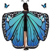 Butterfly Wings for Women Butterfly Shawl Fairy Ladies Cape Nymph Pixie Halloween Costume Accessory