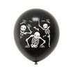 48 PCS Halloween Party Decoration with Ghost Skull Pumpkin Flag Cake and Balloon Banner Kit