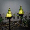 2pcs Solar Christmas Tree Garden Stake Light LED Landscape Lamp Outdoor Garden Decoration