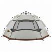 4 Man Beach Tent Shelter Camping Pop Up Instant Dome Family Shade Hiking Sun Rain Picnic Outdoor 240x240x135cm Creamy White