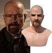 Halloween Old Man Mask Supersoft Latex Face Mask for Cosplay and Halloween Party Props
