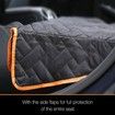 Dog Car Seat Covers 100% Waterproof Rear Seat Covers For most Cars Dog Hammock 135 * 48 * 56cm,Orange