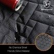 Dog Car Seat Covers 100% Waterproof Rear Seat Covers For most Cars Dog Hammock 135 * 48 * 56cm,Orange