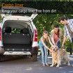 Dog Car Seat Covers 100% Waterproof Rear Seat Covers For most Cars Dog Hammock 135 * 48 * 56cm,Orange