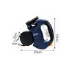360 Degree Dog Leash for 2 Dogs Retractable Dog Cord Accessories Pet Dog Collar Traction Rope for Small Medium Large Dogs 3M