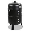 Portable and Detachable 3-in-1 Charcoal BBQ Smoker