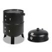 Portable and Detachable 3-in-1 Charcoal BBQ Smoker