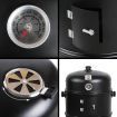 Portable and Detachable 3-in-1 Charcoal BBQ Smoker