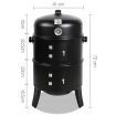 Portable and Detachable 3-in-1 Charcoal BBQ Smoker