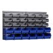 30 Bin Wall Mounted Storage Rack