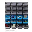 48 Piece Bin Wall Mounted Storage Rack