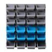 48 Piece Bin Wall Mounted Storage Rack