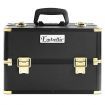 Professional Make Up Cosmetic Beauty Case - Black & Gold