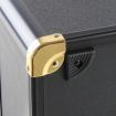 Professional Make Up Cosmetic Beauty Case - Black & Gold
