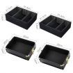 Professional 7 in 1 Make Up Cosmetic Beauty Case - Black & Gold