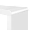Set of 3 Nesting Tables High Gloss Finish - White