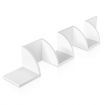 5-Tier Corner Wall Shelf - White