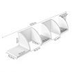 5-Tier Corner Wall Shelf - White