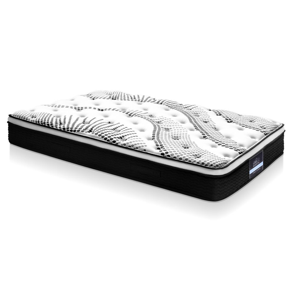 Giselle Bedding Como Euro Top Pocket Spring Mattress 32cm Thick -Single