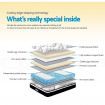 Giselle Bedding Como Euro Top Pocket Spring Mattress 32cm Thick -Single