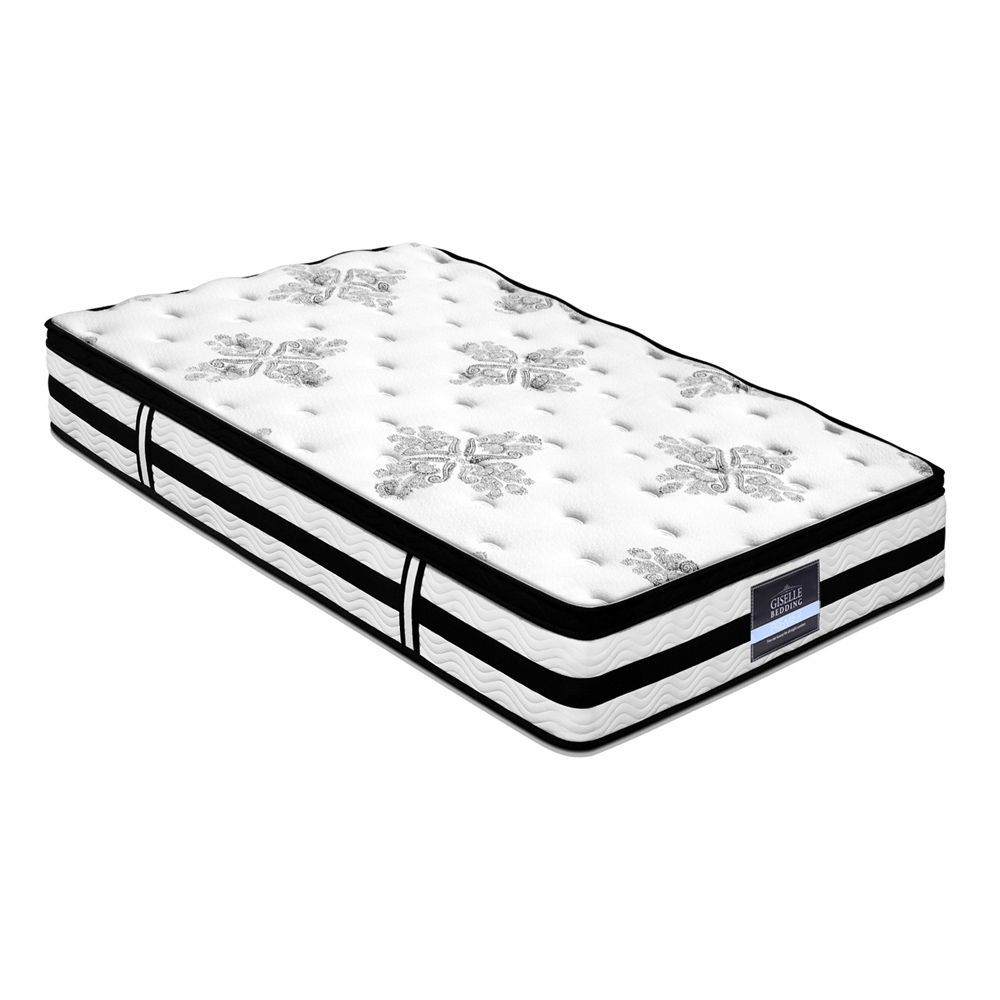 Giselle Bedding Algarve Euro Top Pocket Spring Mattress 34cm Thick -Single
