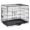 i.Pet Dog Cage 24inch Pet Cage - Black