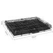 i.Pet Dog Cage 24inch Pet Cage - Black