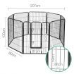 i.Pet Pet Playpen Dog Playpen 40" 8 Panel Puppy Enclosure Fence Cage