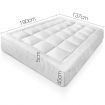 Giselle Double Mattress Topper Bamboo Fibre Pillowtop Protector