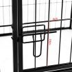i.Pet Pet Playpen Dog Playpen 8 Panel Exercise Cage Enclosure Fence 80x80cm