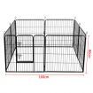 i.Pet Pet Playpen Dog Playpen 8 Panel Exercise Cage Enclosure Fence 80x80cm