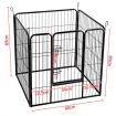 i.Pet Pet Playpen Dog Playpen 8 Panel Exercise Cage Enclosure Fence 80x80cm