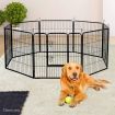 i.Pet Pet Playpen Dog Playpen 8 Panel Exercise Cage Enclosure Fence 80x80cm