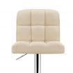 Artiss 2x Leather Bar Stools NOEL Kitchen Chairs Swivel Bar Stool Gas Lift - Beige
