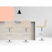 Artiss 2x Leather Bar Stools NOEL Kitchen Chairs Swivel Bar Stool Gas Lift - Beige