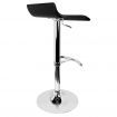 Artiss Set of 2 PU Leather Wave Style Bar Stools - Black