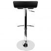 Artiss Set of 2 PU Leather Wave Style Bar Stools - Black