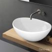 Ceramic Sink Round 41 x 34cm - White